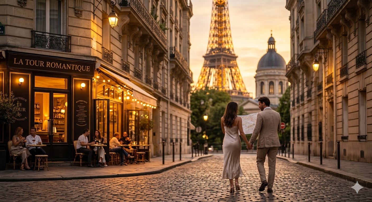 París — Torre Eiffel al atardecer, Europa